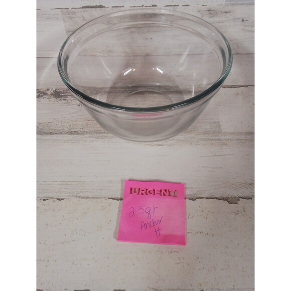 Anchor Hocking clear One Quart Mixing Bowl - Picture 7 of 14